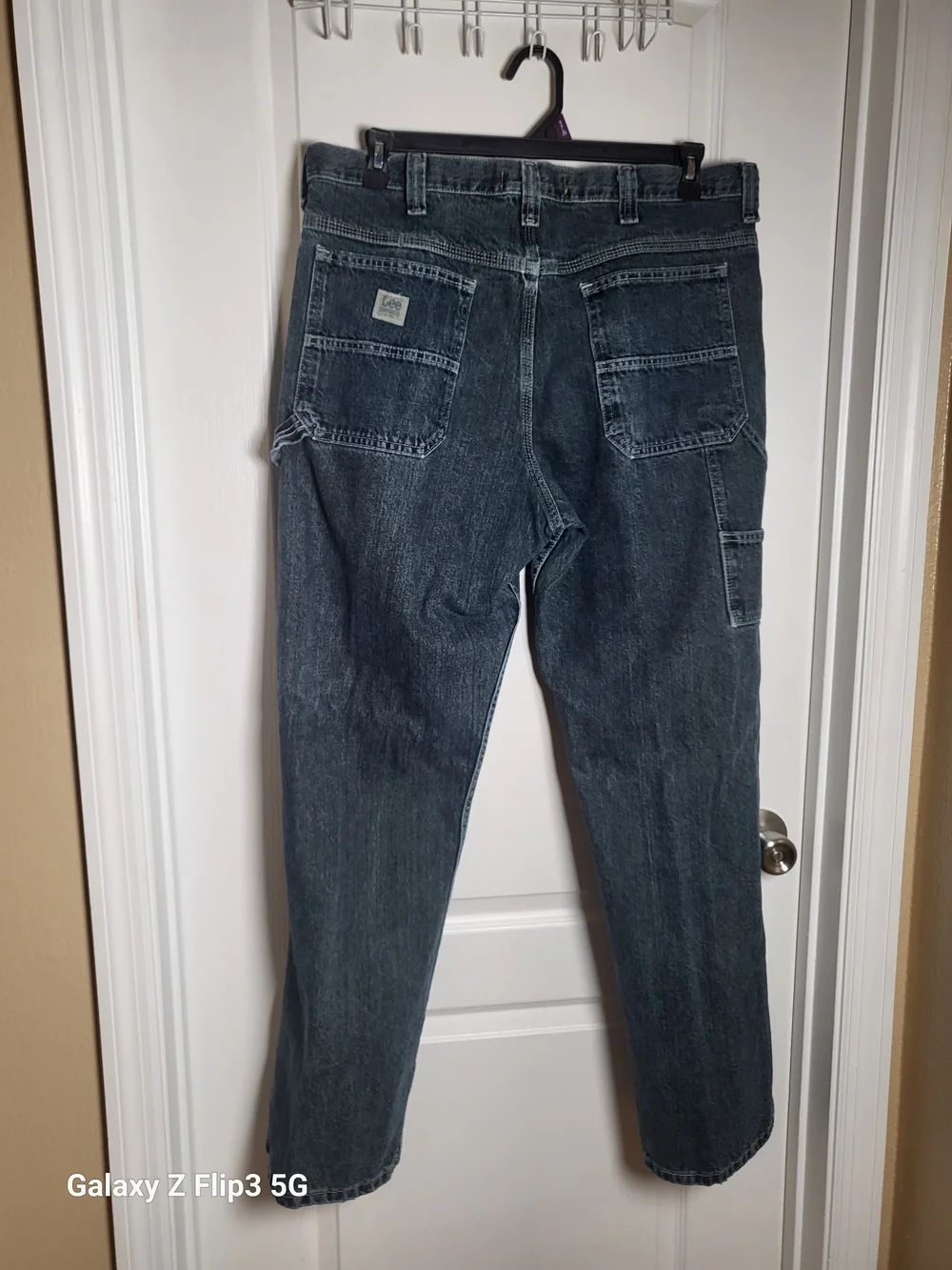 Lee Men's Relaxed Carpenter Jeans in Blue Pre-owned 38/32
